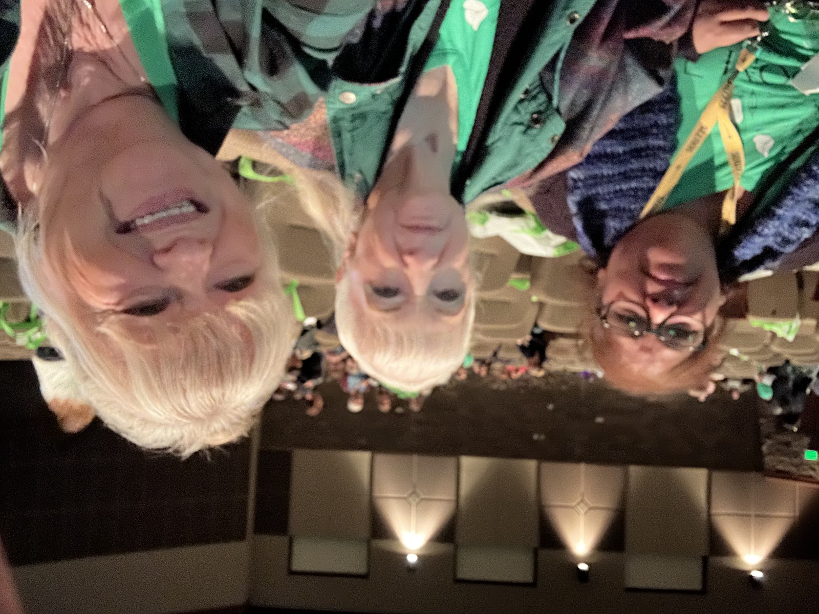 Barbara, Franny and Augustina at a Women's Conference.